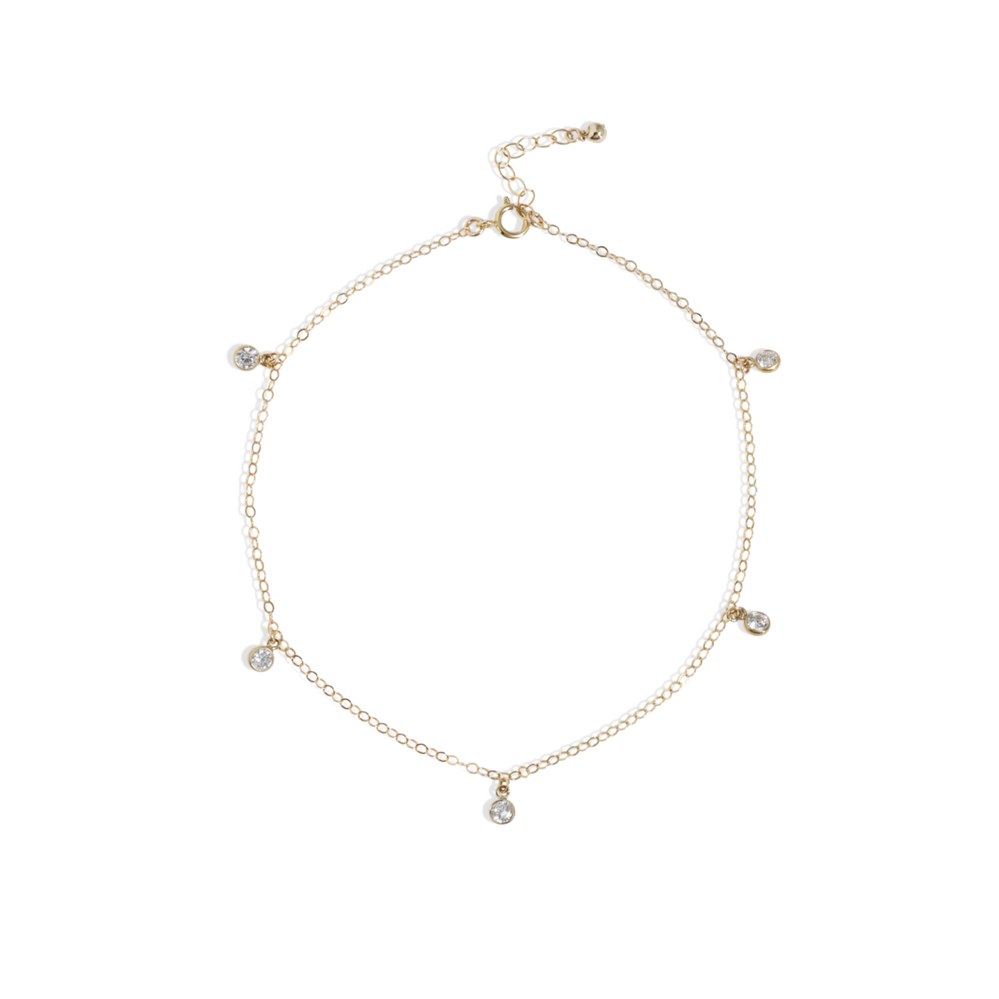 Sparkle Drop Anklet