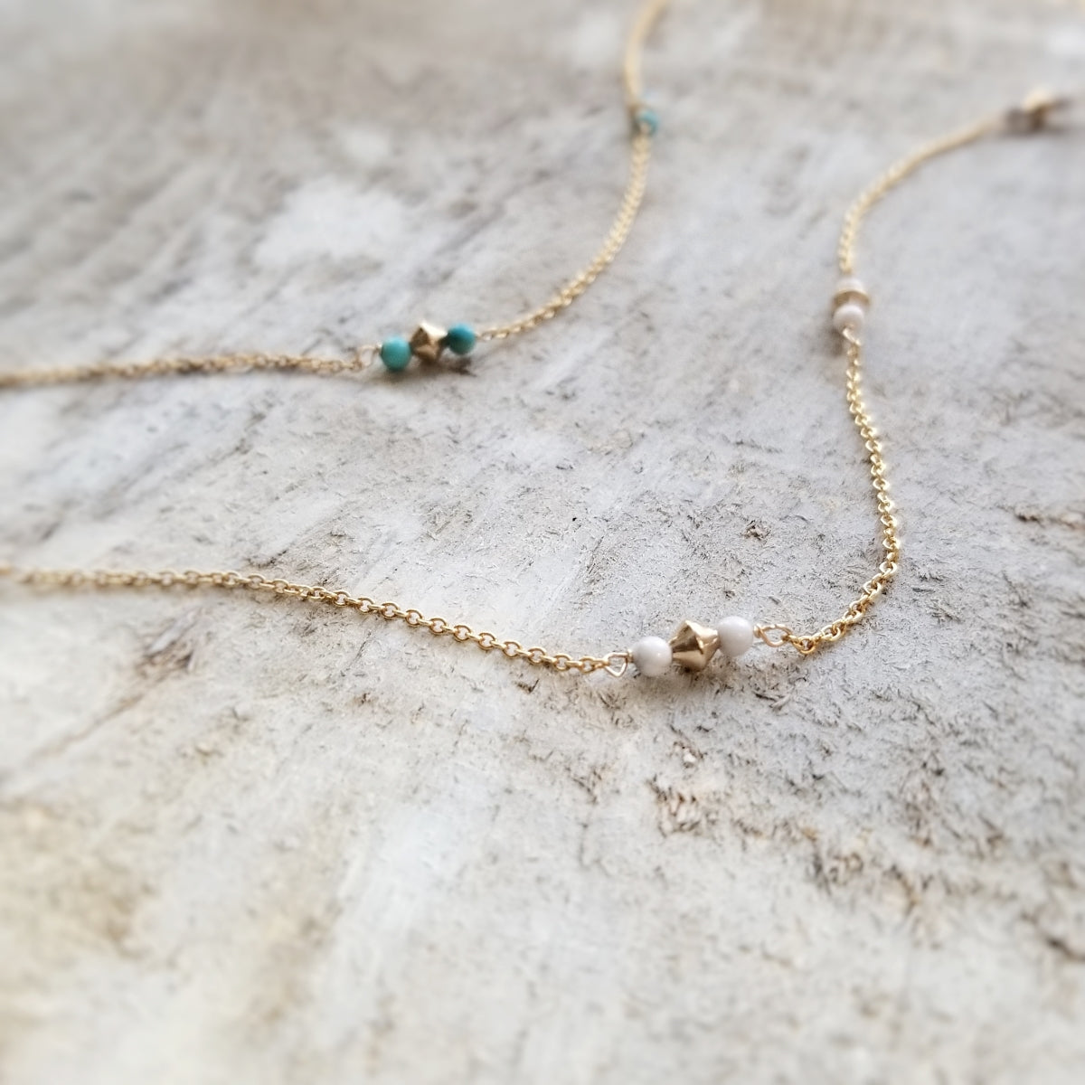 Turquoise Beaded Anklet